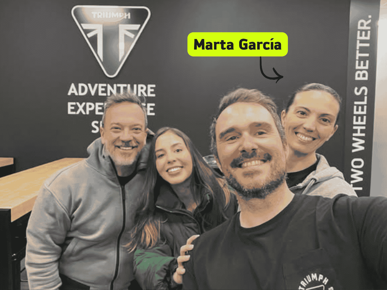Marta Garc&iacute;a de Triumph Adventure Spain